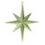 Vickerman M167573 - 15.75 inch Lime Glitter Star Christmas Ornament