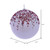 Vickerman MC190611 4.75" White Beaded Candy Ornament 2/Box