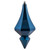 Vickerman MC191002D 8" Blue Candy Diamond Finial 2/Bag