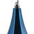 Vickerman MC191002D - 8 inch Blue Candy Finial Christmas Ornament - 2 Pack