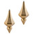 Vickerman MC191008D 8" Gold Candy Diamond Finial 2/Bag