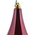  Vickerman MC191019D 8" Wine Candy Diamond Finial 2/Bag 