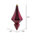  Vickerman MC191019D 8" Wine Candy Diamond Finial 2/Bag 