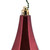  Vickerman MC191021D 8" Berry Red Candy Diamond Finial 2/Bag 