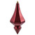  Vickerman MC191021D 8" Berry Red Candy Diamond Finial 2/Bag 