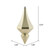 Vickerman MC191023D 8" Wrought Iron Candy Diamond Finial 2Bg