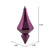  Vickerman MC191026D 8" Plum Candy Diamond Finial 2/Bag 