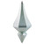 Vickerman MC191032D 8" Baby Blue Candy Diamond Finial 2/Bag