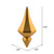 Vickerman MC191037D 8" Honey Gold Candy Diamond Finial 2/Bag
