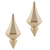 Vickerman MC191038D - 8 inch Champagne Candy Finial Christmas Ornament - 2 Pack