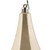 Vickerman MC191038D - 8 inch Champagne Candy Finial Christmas Ornament - 2 Pack