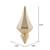 Vickerman MC191038D - 8 inch Champagne Candy Finial Christmas Ornament - 2 Pack