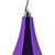 Vickerman MC191066D - 8 inch Purple Candy Finial Christmas Ornament - 2 Pack