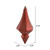 Vickerman MC191071D 8" Coral Candy Diamond Finial 2/Bag
