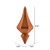  Vickerman MC191088D 8" Copper Candy Diamond Finial 2/Bag 