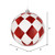 Vickerman N180803 - 8 inch Red Glitter Ball Christmas Ornament