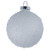 Vickerman N185211 4.75" White Ice Ball Ornament 4/Bag