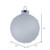  Vickerman N185211 4.75" White Ice Ball Ornament 4/Bag 