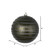 Vickerman N187687D 4" Pewter Candy Glitter Ball 4/Bag