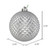 Vickerman N188407D 2.75" Silver Durian Glitter Ball 12/Bag