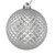 Vickerman N188407D 2.75" Silver Durian Glitter Ball 12/Bag