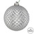 Vickerman N188407D 2.75" Silver Durian Glitter Ball 12/Bag