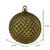 Vickerman N188414D 2.75" Olive Durian Glitter Ball 12/Bag