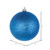  Vickerman N189102D 4" Blue Brushed Ball 6/Bag 