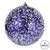 Vickerman N190166D - 4 inch Purple Glitter Ball Christmas Ornament - 6 Pack