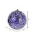 Vickerman N190166D - 4 inch Purple Glitter Ball Christmas Ornament - 6 Pack