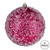 Vickerman N190170D 4" Fuchsia Glitter Hail Ball 6/Bag