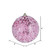  Vickerman N190179D 4" Pink Glitter Hail Ball 6/Bag 