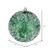 Vickerman N190204D 4.75" Green Glitter Hail Ball 4/Bag
