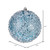 Vickerman N190232D 4.75" Baby Blue Glitter Hail Ball 4/Bag
