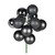 Vickerman N192587 12" Pewter Ball Ornament Pick 4/Bg