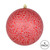 Vickerman N195403D 4" Red Crackle Ball Ornament 6/Bag