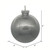 Vickerman N211007 - 4 inch Silver Glitter Ball Christmas Ornament - 6 Pack