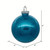 Vickerman N211012 4" Turquoise Glitter Clear Ball 6/bag