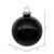  Vickerman N211017 4" Black Glitter Clear Ball 6/bag 