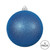 Vickerman N591502DG 6" Blue Glitter Ball Drilled 4/Bag