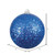 Vickerman N591502DQ 6" Blue Sequin Ball Drilled 4/Bag