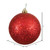 Vickerman N591503DQ - 6 inch Red Sequin Ball Christmas Ornament - 4 Pack