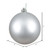 Vickerman N591507DMV - 6 inch Silver Matte Ball Outdoor Christmas Ornament - 4 Pack