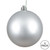 Vickerman N591507DMV - 6 inch Silver Matte Ball Outdoor Christmas Ornament - 4 Pack