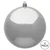 Vickerman N591507DSV - 6 inch Silver Shiny Ball Outdoor Christmas Ornament - 4 Pack