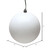  Vickerman N591511DCV 6" White Candy Ball UV 4/Bag 