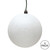 Vickerman N591511DG 6" White Glitter Ball Drilled 4/Bag