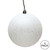 Vickerman N591511DQ 6" White Sequin Ball Drilled 4/Bag