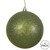 Vickerman N591514DG - 6 inch Olive Glitter Ball Christmas Ornament - 4 Pack