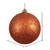 Vickerman N591518DQ 6" Burn Orange Sequin Ball Drilled 4/Bag